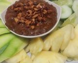 Foto langkah ke 2 dari resep Rujak Buah Bumbu Kacang.