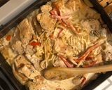 Foto del paso 3 de la receta: Pollo con crema a La Planchetta