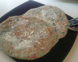 A picture of step 3 of Happy weekend pancakes egg less.