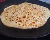 A picture of step 9 of Puran Poli.