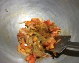 A picture of step 5 of Palak paneer.