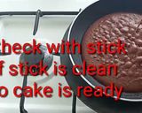 A picture of step 3 of Eid Special Chocolate Cake In Fry pan.