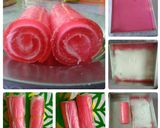 Foto langkah ke 3 dari resep Agar2 Gulung Kering.