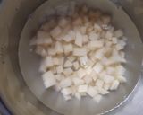 A picture of step 4 of French fries corn potato paneer drum stick.