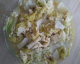 Foto langkah ke 6 dari resep Tumis sawi putih Orak Arik Telur.