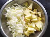 Cabbage and apple salad