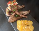 A picture of step 3 of Lamb cutlets with thyme, chilli & Greek htipiti.