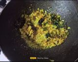 A picture of step 4 of Lemon Rice / SouthIndian Chitranna Rice.