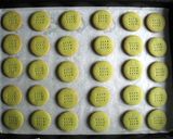 A picture of step 6 of Matcha & White Chocolate Shortbread.
