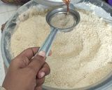 A picture of step 8 of Mundri kothu moong dal balls.