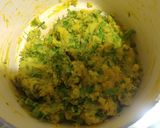 A picture of step 1 of Aloo paratha.