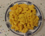 Foto del paso 4 de la receta: Lubina a la plancha y salteado de alcachofas con mango