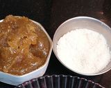 A picture of step 1 of Gooseberry Coconut Laddoos.