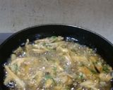 A picture of step 3 of Aloo ke pakory with bengan.