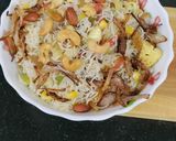 A picture of step 7 of Navratan Pulao.