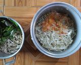 Hình bước làm 1 của món Gỏi gà