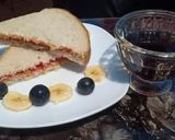 A picture of step 2 of Traditional PB and J #noheatsnacks #photographychallenge.