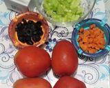 A picture of step 1 of Tomato aspic salad.