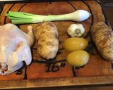 A picture of step 1 of California Farm Air Fryer Garlic Lemon Cornish Rock Hen Dinner.