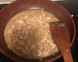 A picture of step 4 of Daikon sauce Chicken (pre 10m, cook 10min).