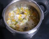 A picture of step 2 of Matar Pulao with Tomato Spicy soup.