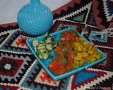 A picture of step 19 of Persian lamb kidneys with tomato sauce.