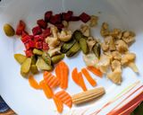 Tofu- 🥘Sprossen- Mix - Salat Rezeptschritt 2 Foto