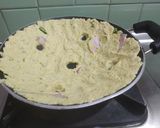 A picture of step 4 of Radish thepla.