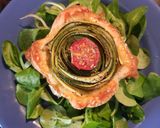 Une image de l'étape 5 de Tartelettes cœur de courgettes.