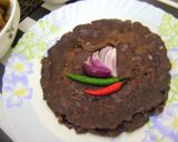 A picture of step 7 of Ragi Roti.