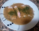 Foto del paso 7 de la receta: Cinta de lomo de cerdo con salsa de cebolla y almendras en olla