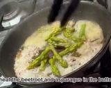 A picture of step 11 of Cod and beetroots.