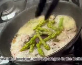 A picture of step 11 of Cod and beetroots.
