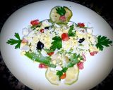 Une image de l'étape 2 de Courgettes mimosa.