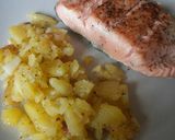 Foto del paso 11 de la receta: Salmón 🐟 y patatas a lo pobre