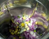 A picture of step 3 of Methi Matar Malai.