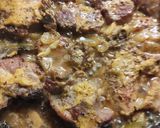 Hagymás mustáros tarja recept fázis 4 fotója