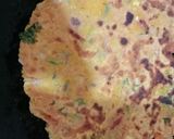 A picture of step 5 of Rajasthani Tikkar Parantha.