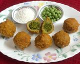 A picture of step 18 of Aloo Matar Sabudana Vada.