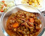 عکس مرحله 3 از دستور خوراک لوبیا سبز