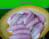 Hình bước làm 2 của món Mực nhồi thịt chiên nước mắm