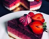 Erdei gyümölcsös joghurttorta (málna-áfonya) recept fázis 9 fotója