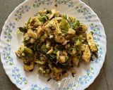 A picture of step 5 of Paneer thecha.