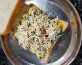 A picture of step 5 of Spinach Corn grilled Sandwich with Arrowroot flour and White Butter.