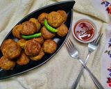 A picture of step 4 of Raw Banana Cutlet.