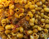 A picture of step 6 of Spicy Cheesy Beef Pasta.