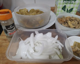 Foto del paso 1 de la receta: Crema de cardo y champiñones al pimentón