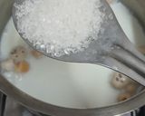 A picture of step 2 of Sabut dana, makhana kher.