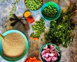 A picture of step 1 of Quinoa pulao..high protein breakfast.