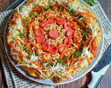 Foto langkah ke 8 dari resep Fritatta Fusili Mix Sayuran (Topping Pizza).